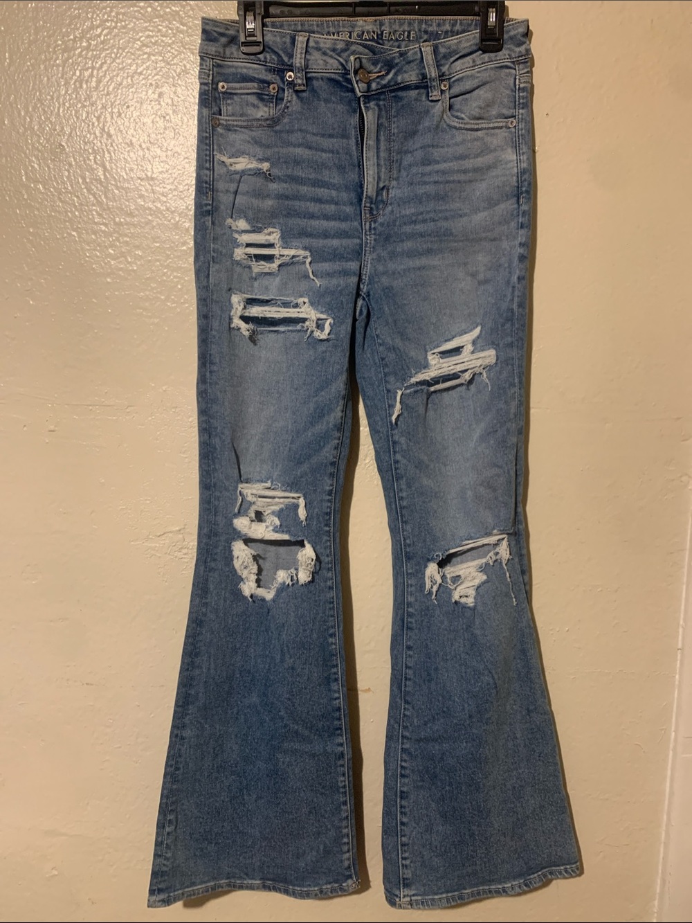 American Eagle Hi Rise flare Jeggings